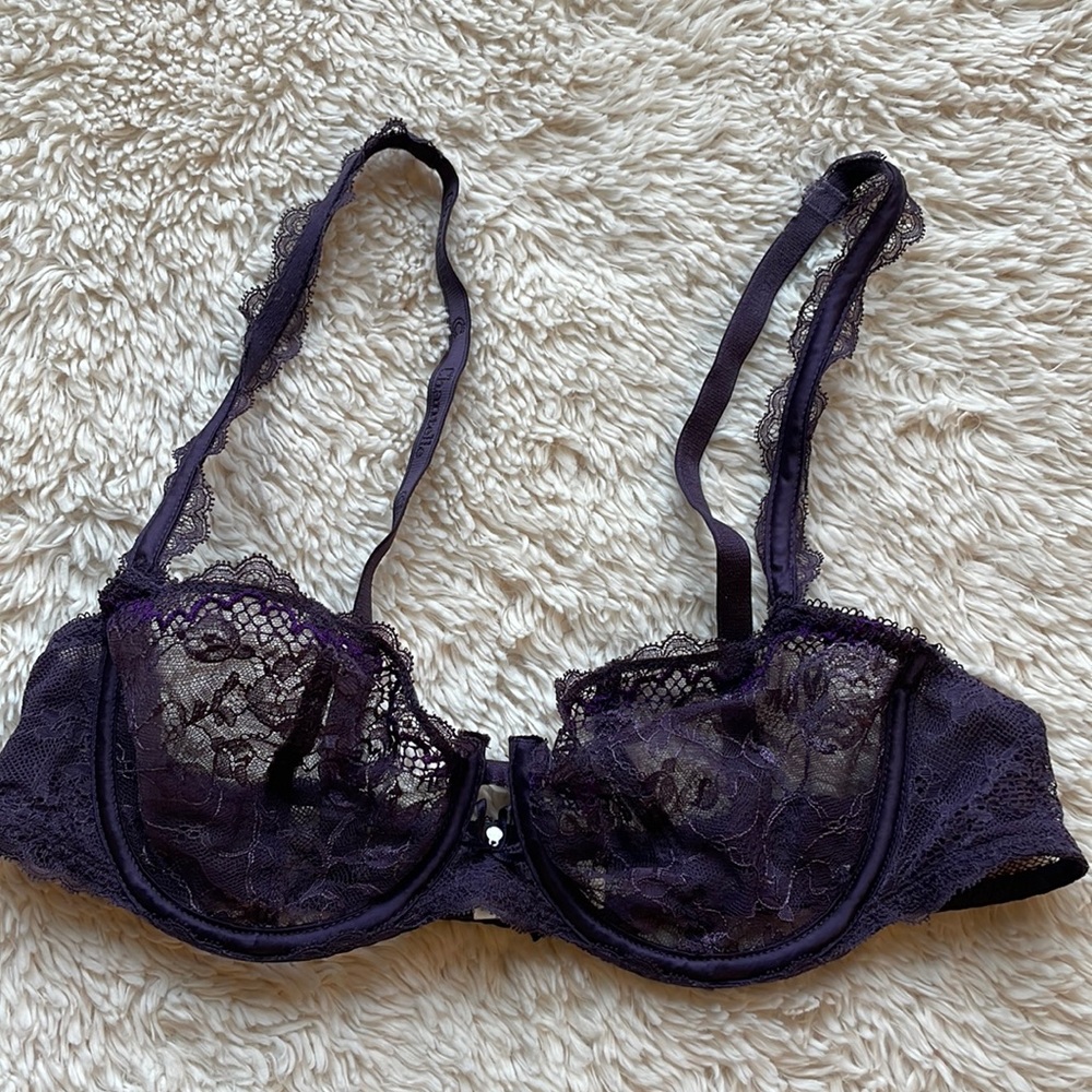 Chantelle Purple Lace Bra